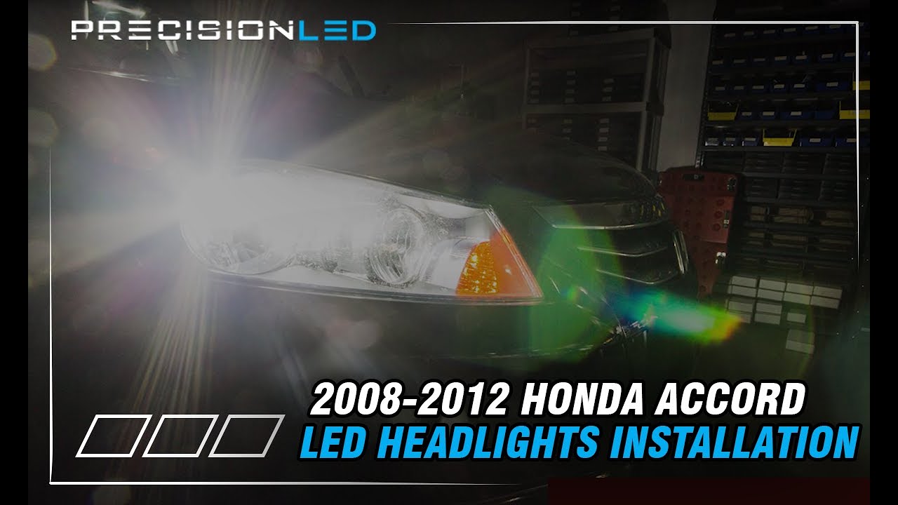 Светодиодные фары Honda Accord — как установить — 8-е поколение (2008–2012)