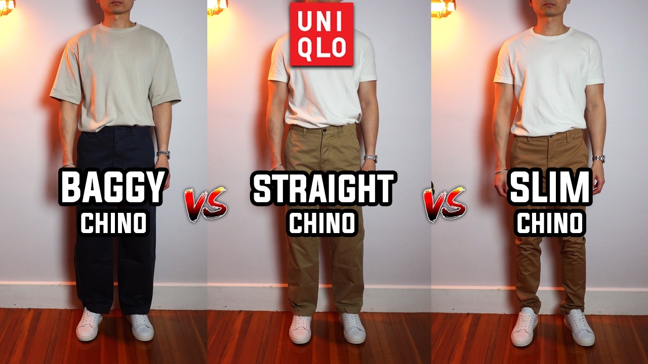 Какой фасон чиносов Uniqlo вам больше подходит? (Свободный, прямой или зауженный)