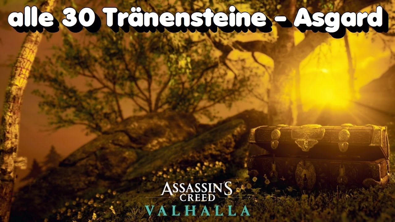 Assassins Creed Valhalla alle 30 Tränensteine Asgard Ymirs Tränenstein Reichtümer deutsch AC Altar💧