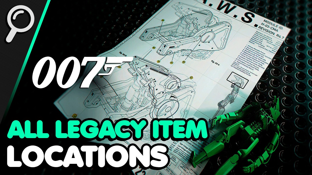 007 First Light &ndash; All Legacy Item Locations (Legacy Of Spycraft Trophy / Achievement Guide)