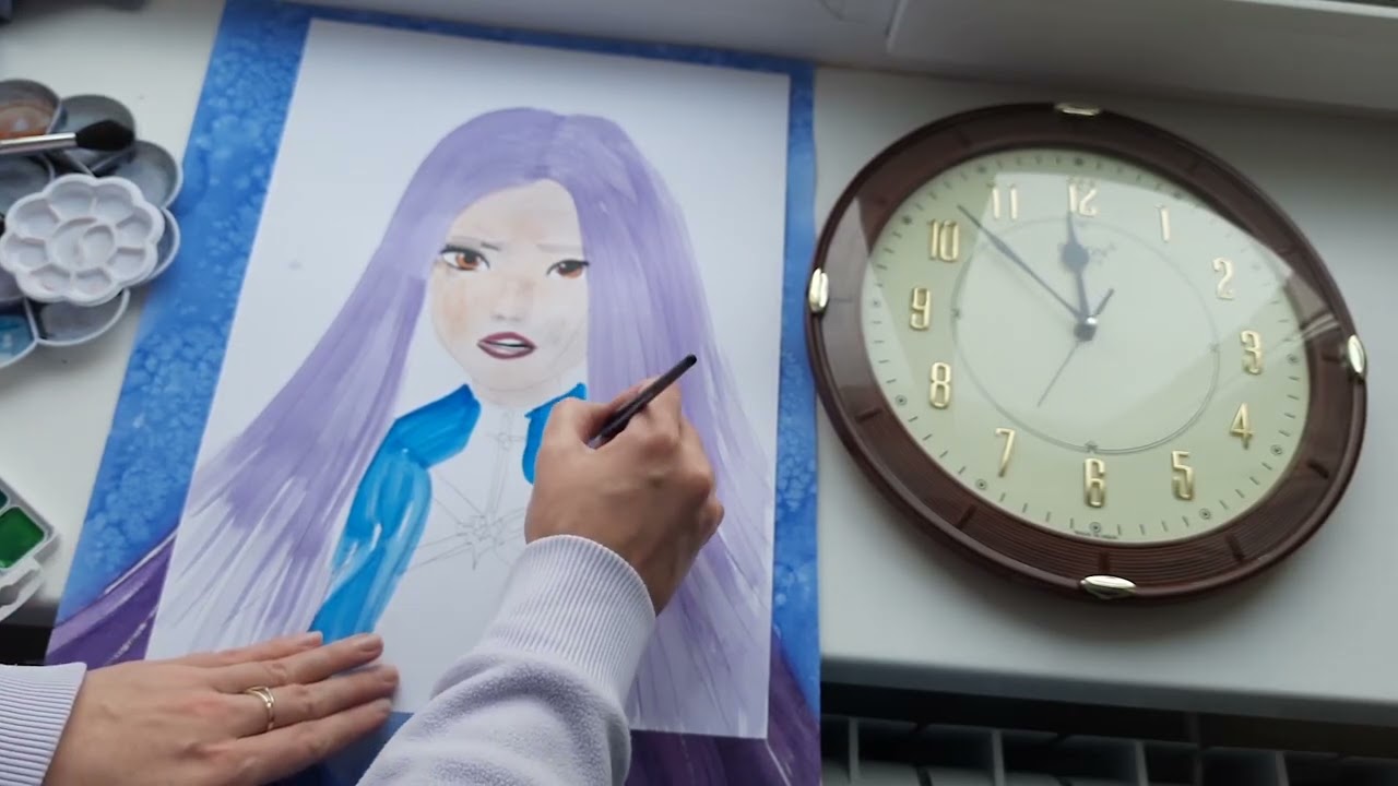 How Long Does It Really Take to Draw Rumi with Long Hair?