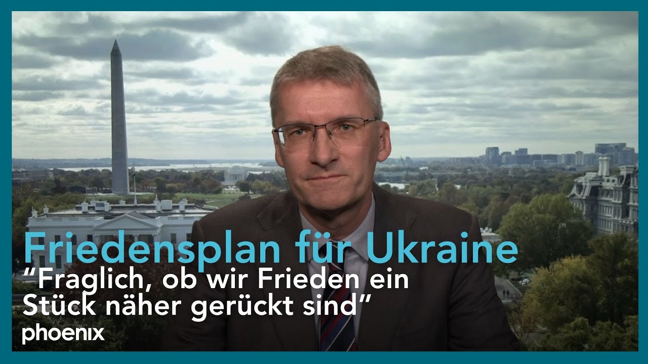 Elmar Theve&szlig;en (ZDF-Korrespondent) zum sog. Ukraine-Friedensplan | 25.11.2025