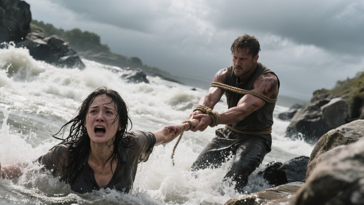 Sinking in the Rapids, She Had No Hope—Until a Prisoner Freed Himself and Rescued Her