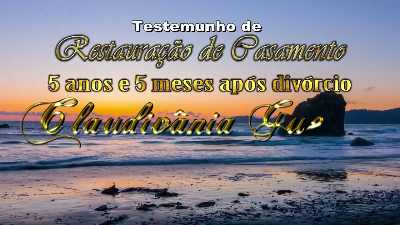 TESTEMUNHO CASAMENTO RESTAURADO
