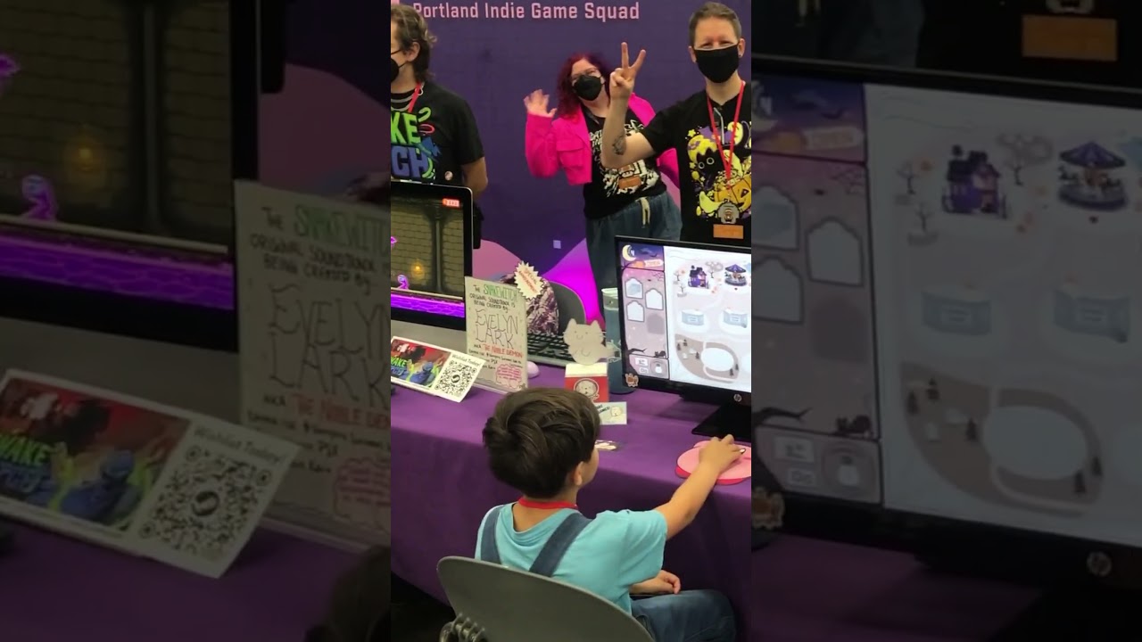 We hosted 37 indie game developers at the Portland Retro Gaming Expo