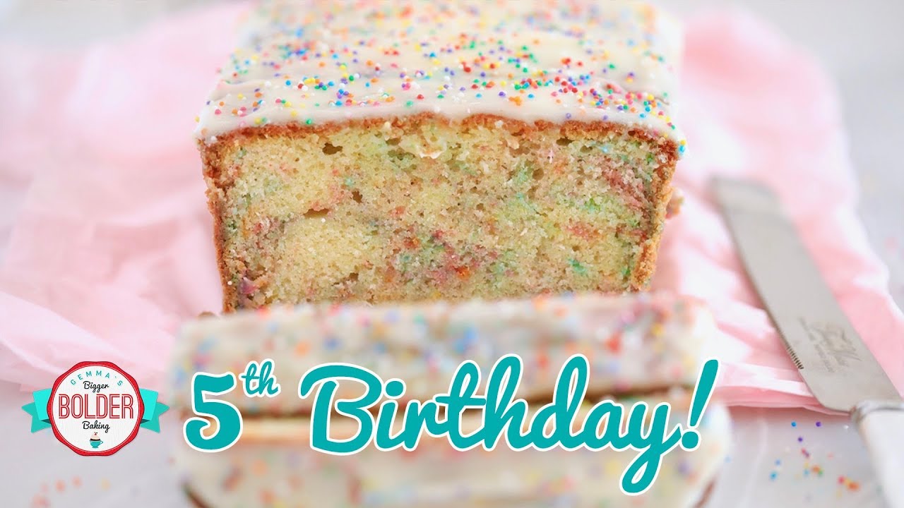 Birthday Pound Cake with LOADS of Sprinkles | Bigger Bolder Baking 5th Birthday Episode