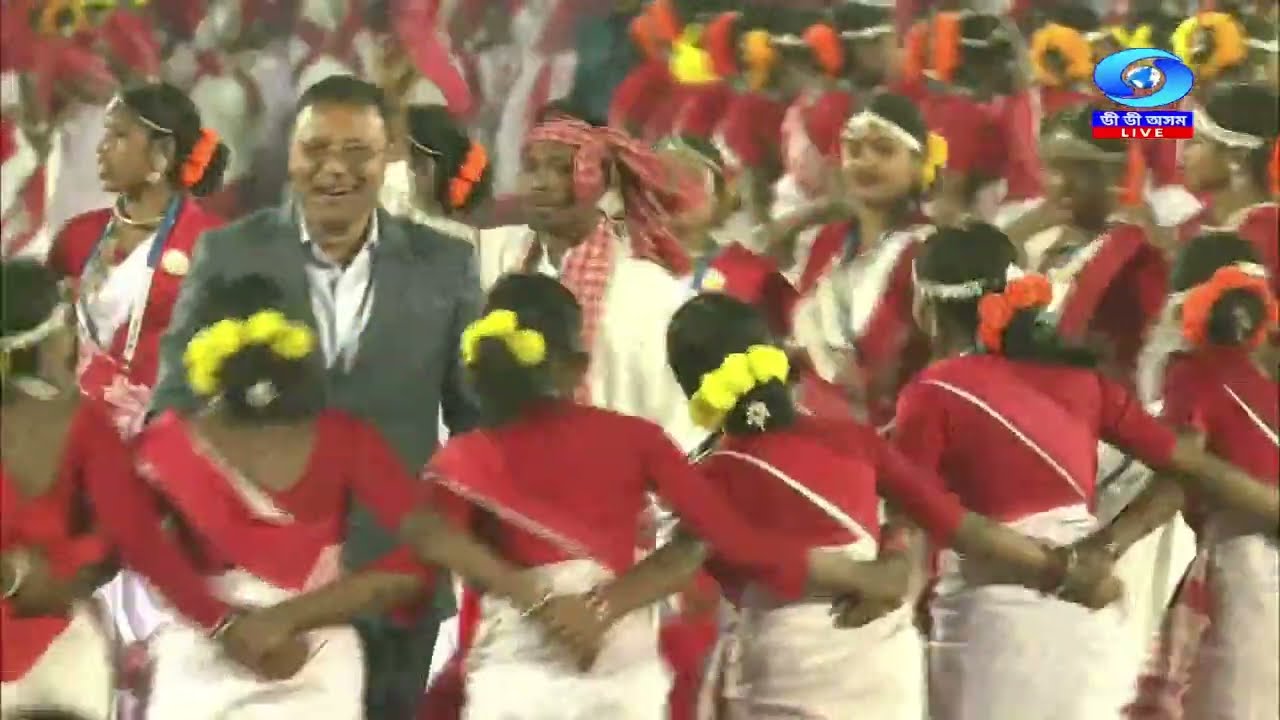 World Record of Jhumoir dance - Live from Sarusajai Stadium, Guwahati (Final Rehearsal)| 23/02/2025