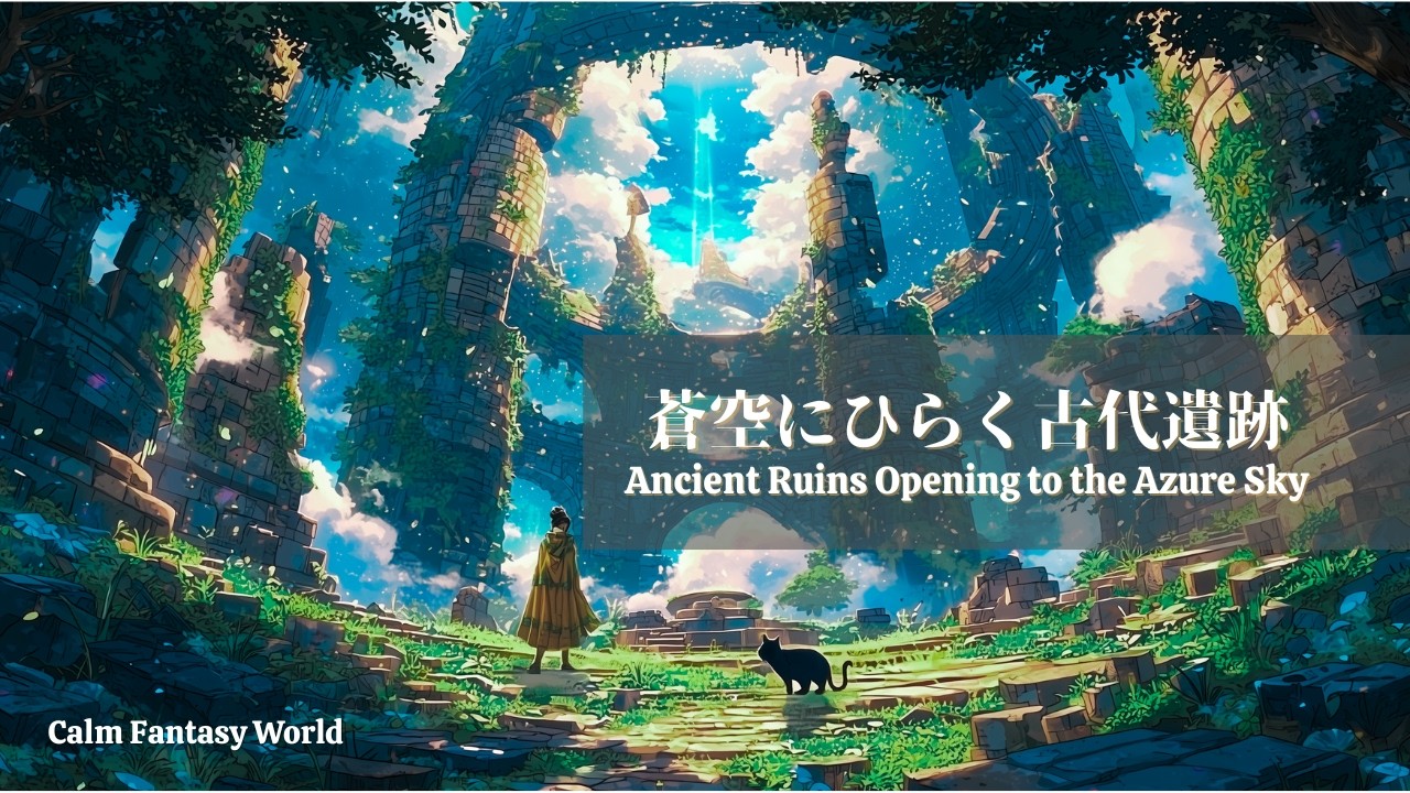 【ケルト/ファンタジー音楽】蒼空にひらく古代遺跡｜作業用・勉強用BGM｜Ancient Ruins Opening to the Azure Sky