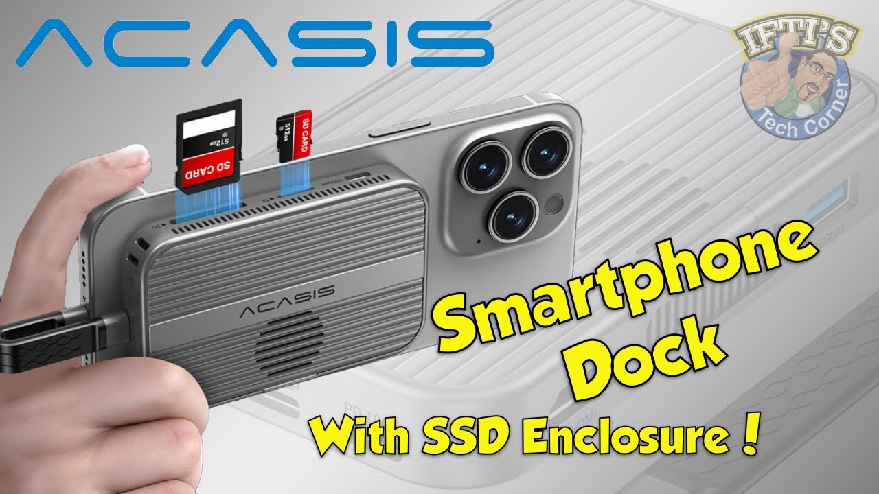 Acasis 6-IN-1 iPhone Docking Station & SSD Enclosure! : REVIEW