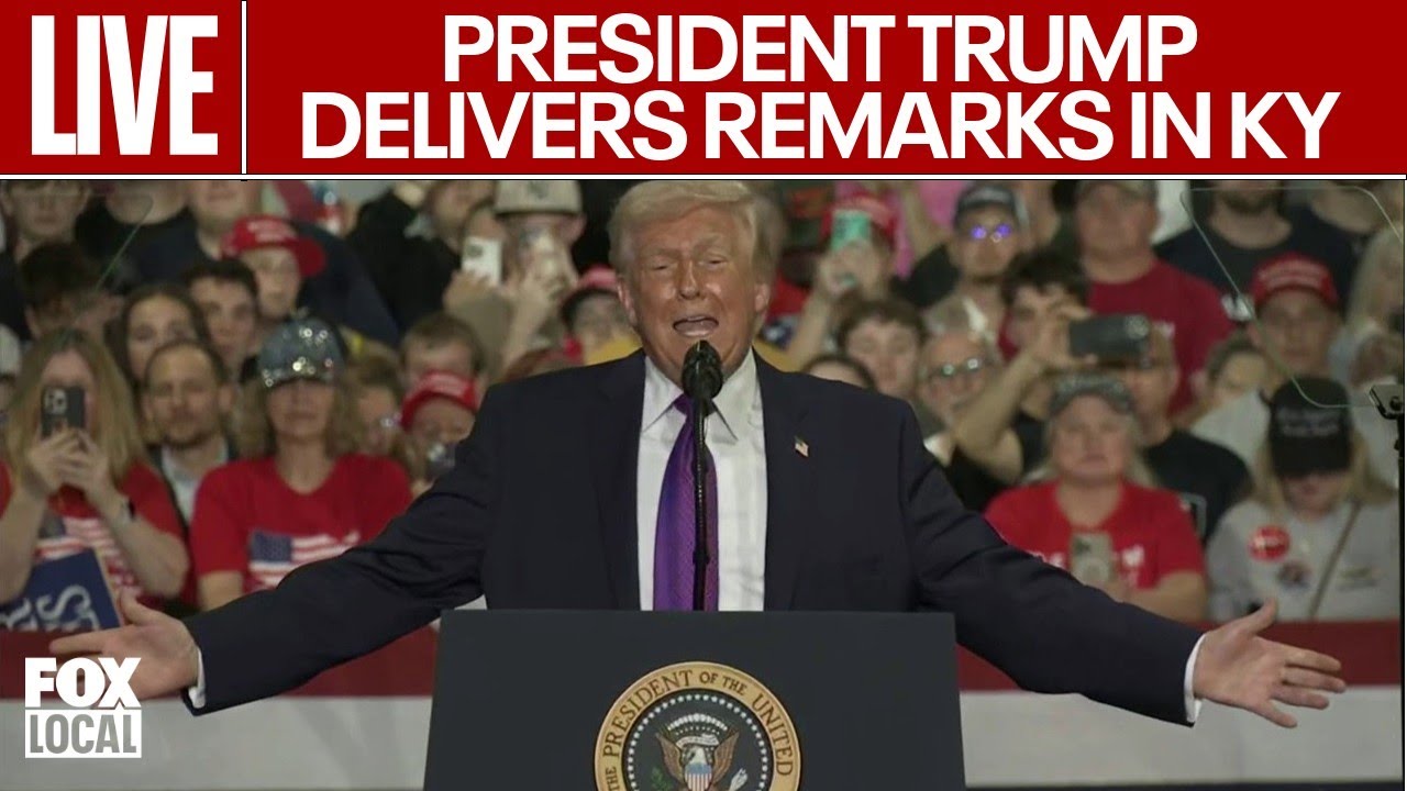President Trump delivers remarks on the economy in KY