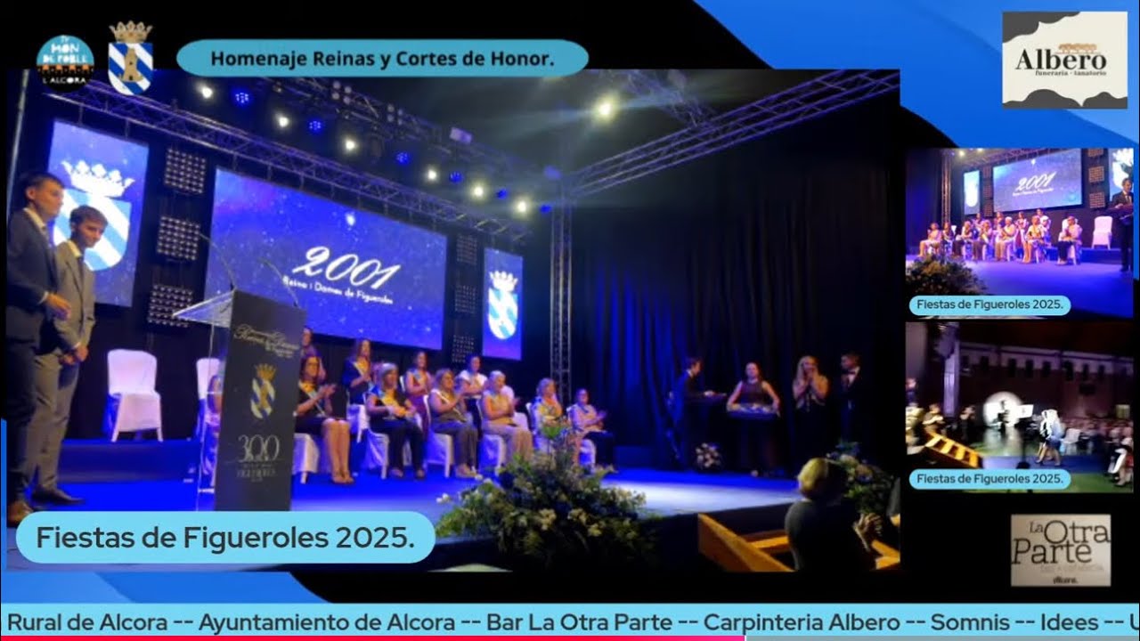 Homenaje Reinas y Cortes de Honor. Fiestas de Figueroles 19-09-25