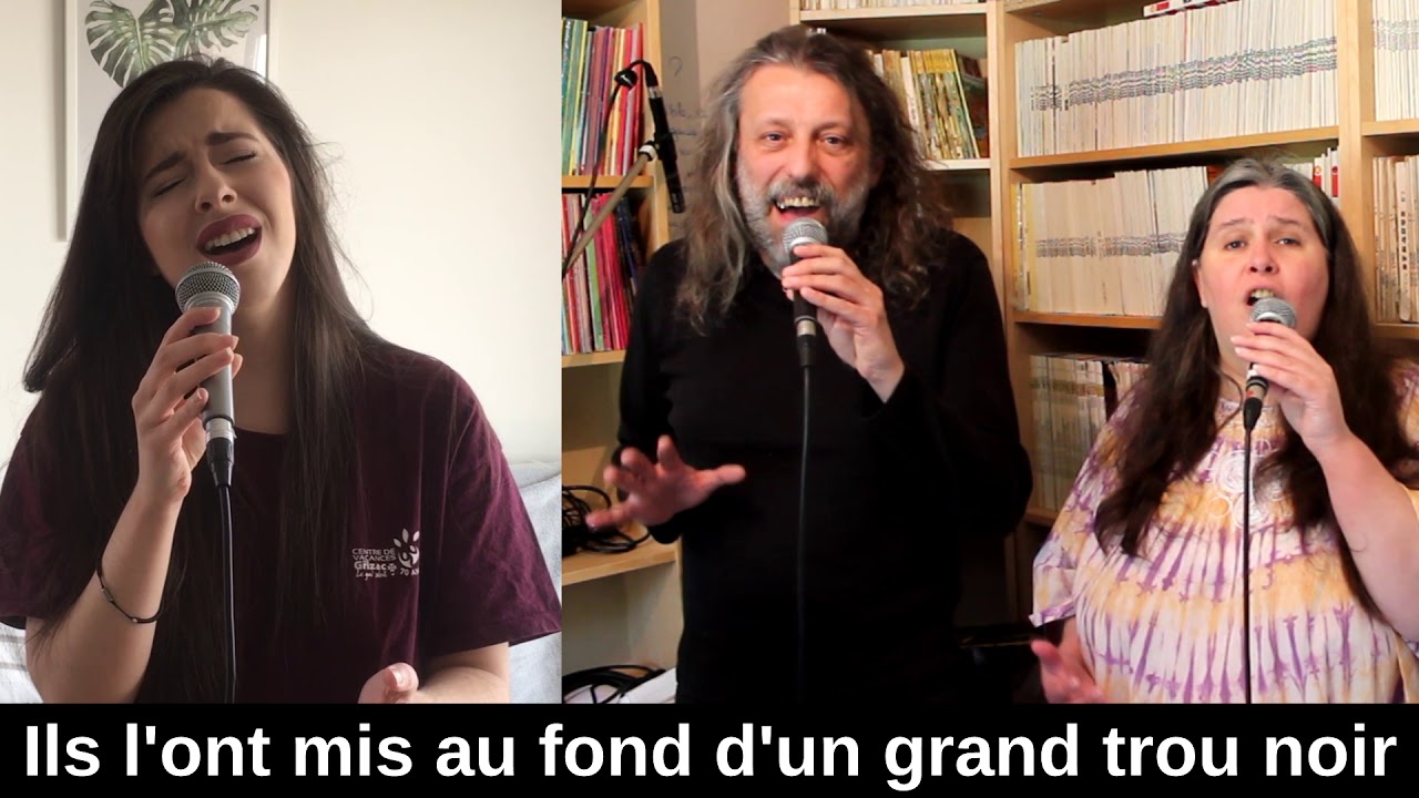 ILS ONT MIS LE MAITRE SUR LA CROIX [avec Paroles] - par Gaëlle, Cécile & Pierre Alméras