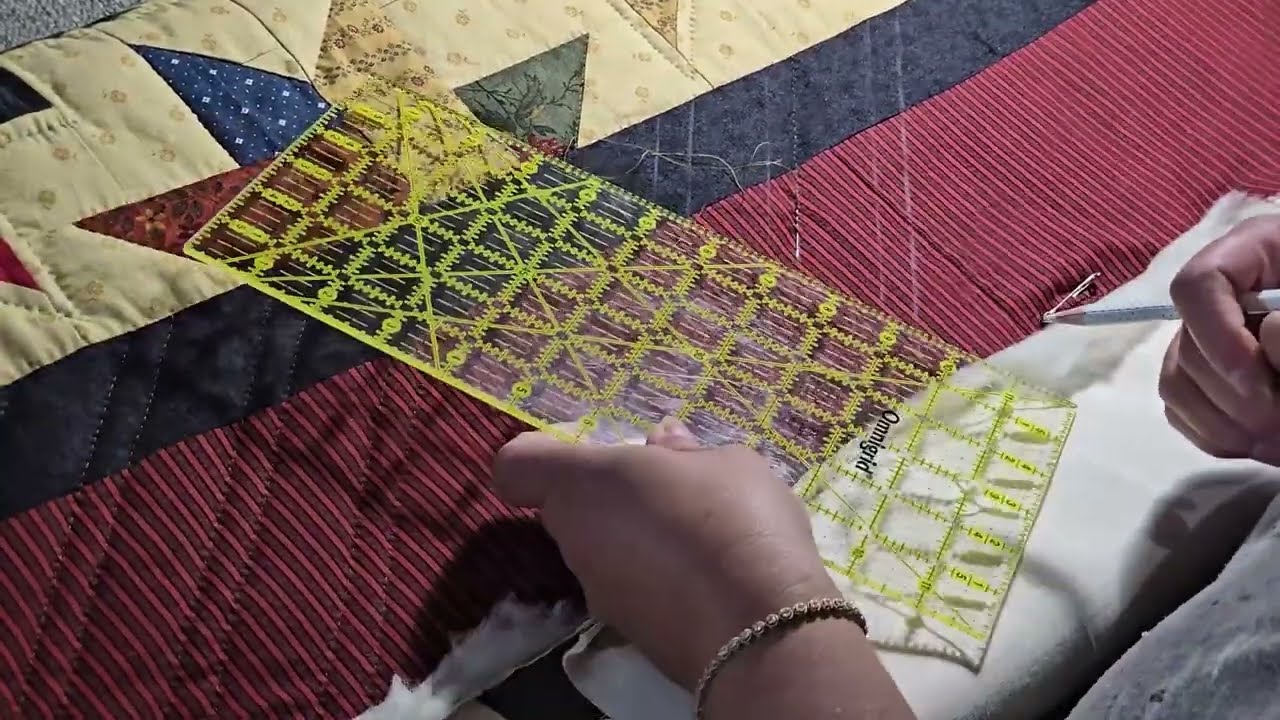Which Quilting Pattern Did I choose? #handquilting #quilted #quiltingtechniques