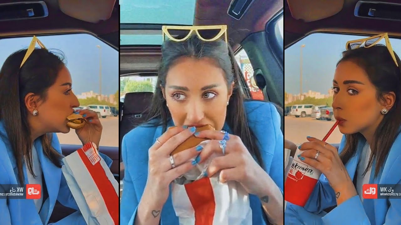 فرح الهادي من الجوع اكلت صمونتين وتبي تأكل اكل عقيل🙈
