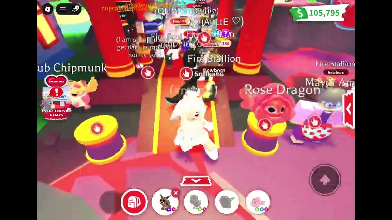 Opening 12 fire horse apples as soon as the update starts