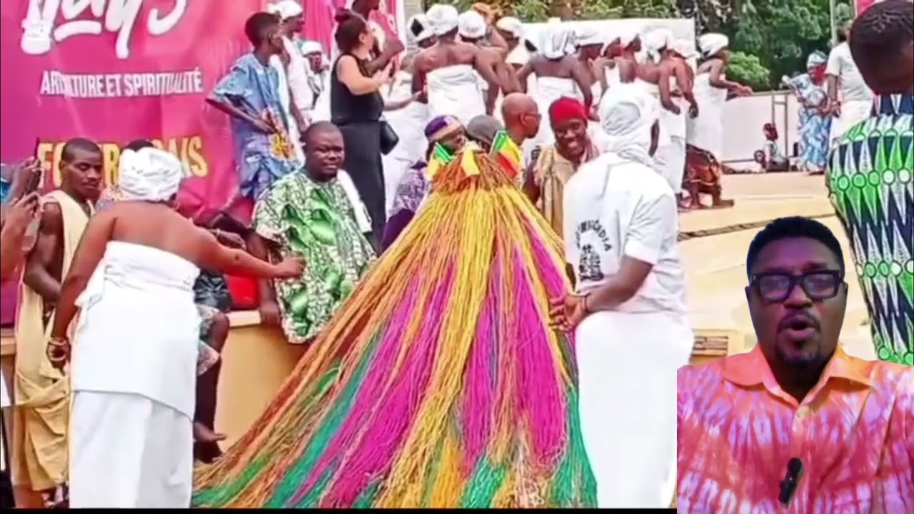 Zangbeto Display During Ouidah Voodoo Festival// African Culture. 