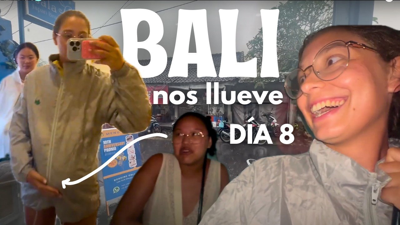 NOS LLUEVE en las CALLES de BALI