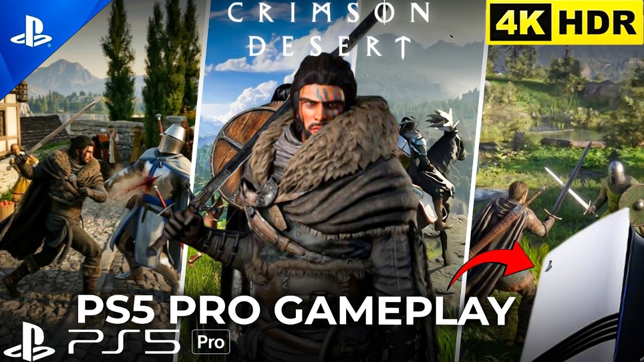 Crimson Desert on PS5 Pro Looks Amazing