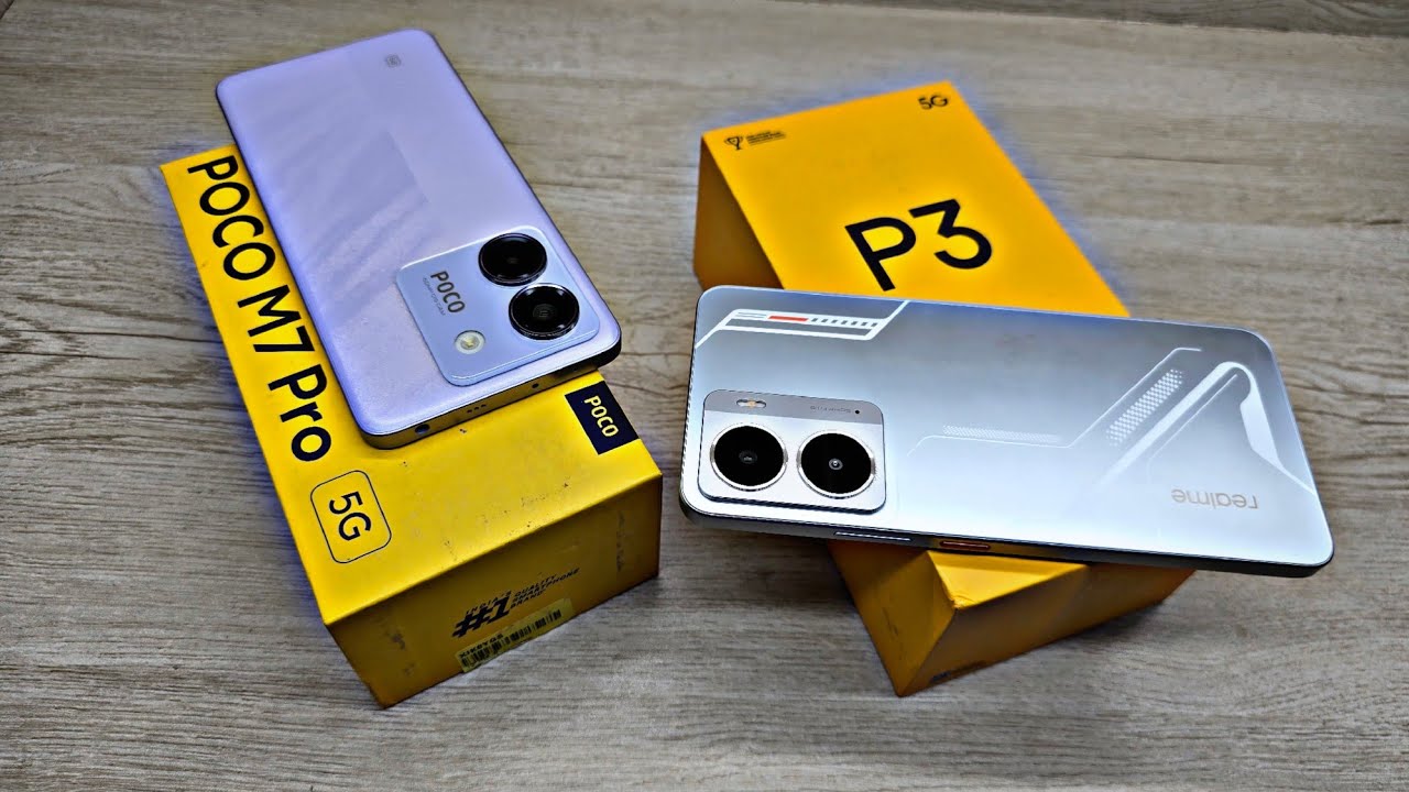 Realme P3 5G vs Poco M7 Pro 5G - Which Should You Buy ?