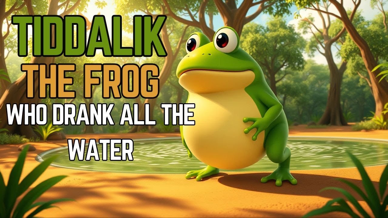 Tiddalik: The Frog Who Drank All the Water. #cartoonmaster #aianimation #folktales