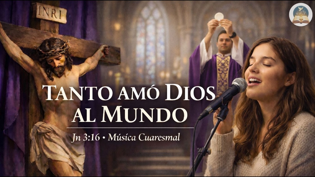 Cantos de Cuaresma: TANTO AMÓ DIOS AL MUNDO ✝️ (Jn 3:16) | Música Católica Cuaresmal de Meditación