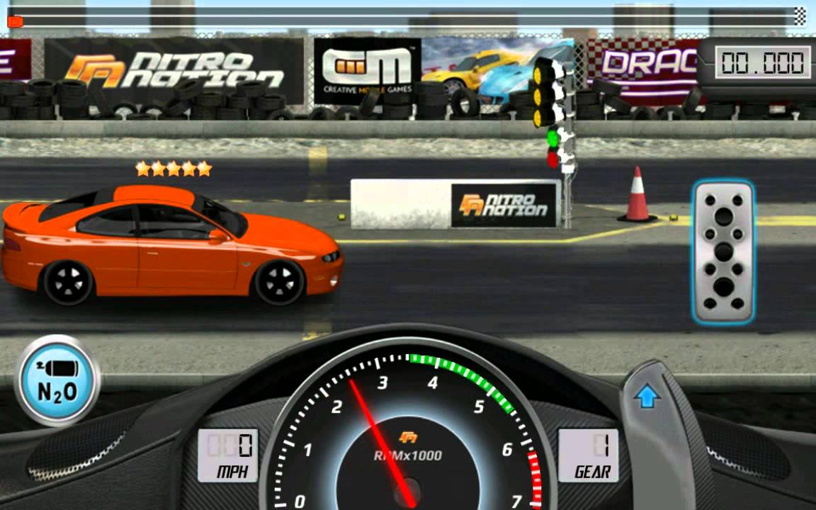Drag Racing 1.6 Pontiac GTO [1/4mi, Lvl 3] **09.988s**