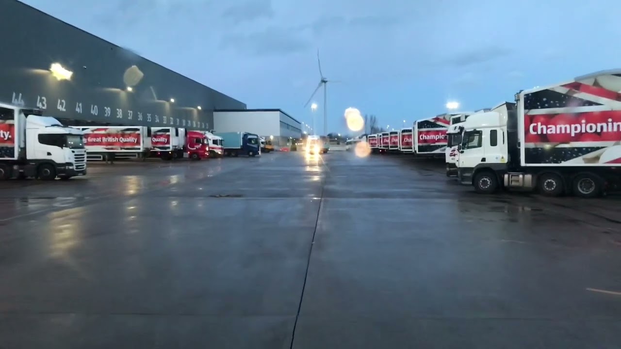 Aldi Lorry Yard