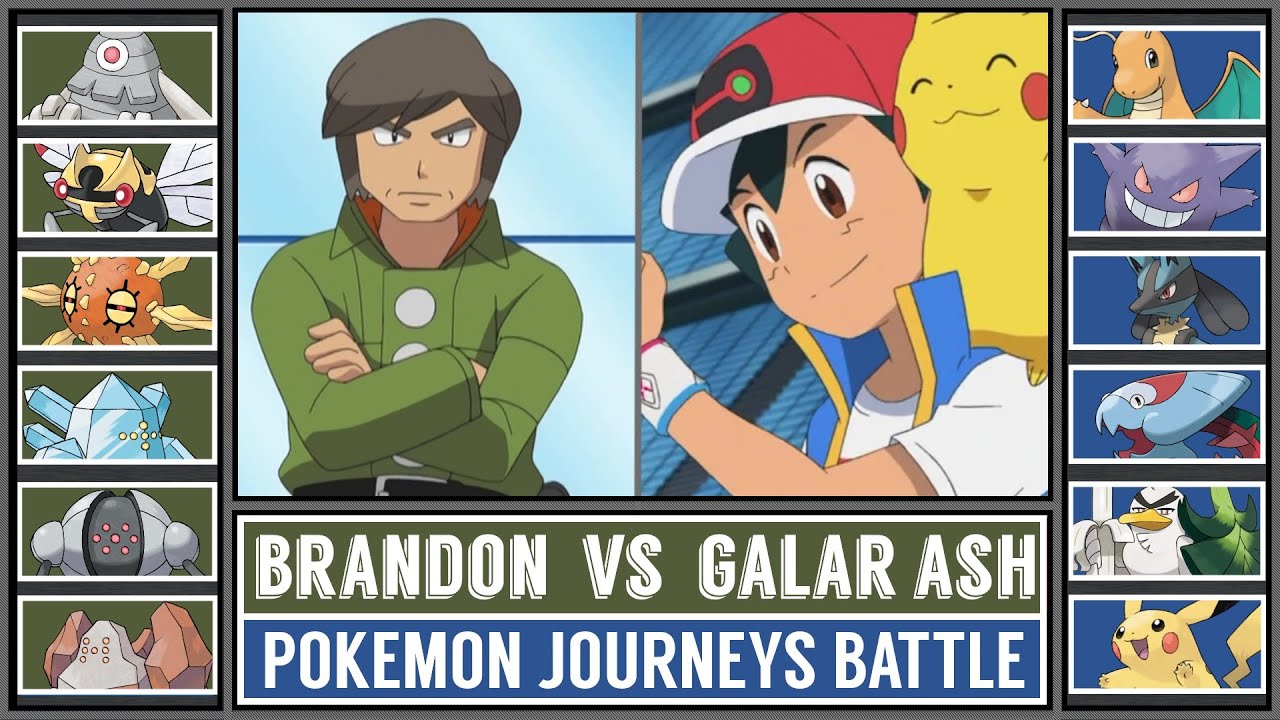 GALAR ASH vs PYRAMID KING BRANDON | Pokémon Battle