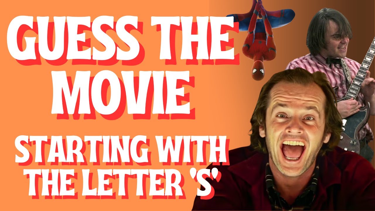 Can you Name all these Movies Starting with the Letter 'S' | Picture Quiz (100 Films to Guess)