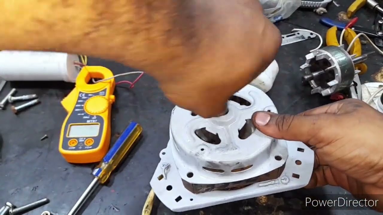 Motor lavadora secado no arranca pero sumba.