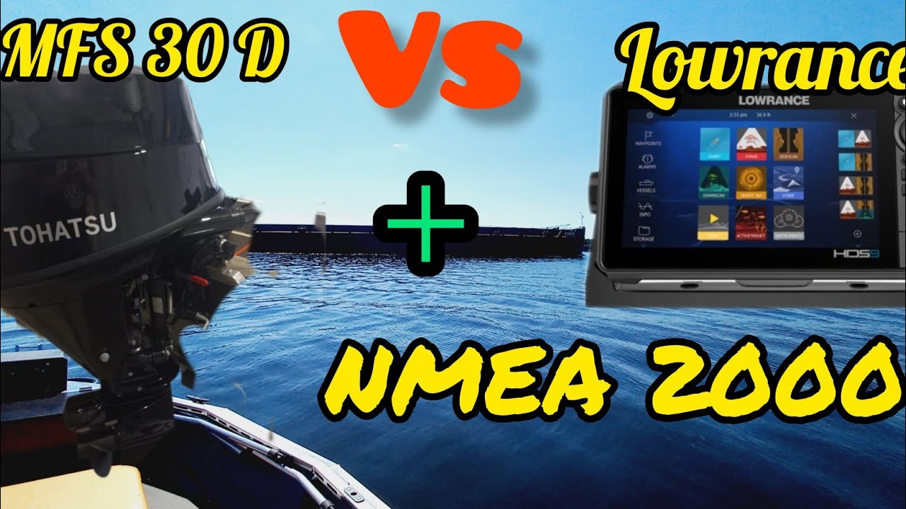 Как подключить TOHATSU MFS 30 D, к эхолоту LOWRANCE HDS
