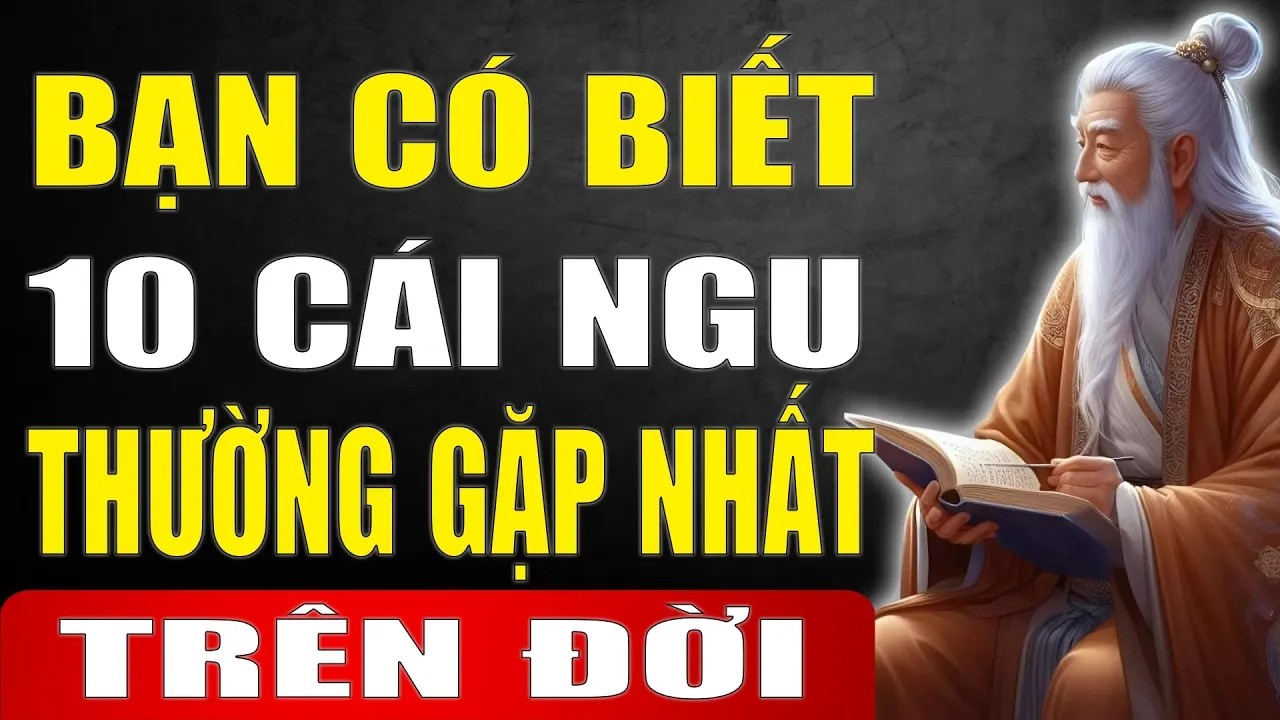 Cổ Nhân Dạy -  10 Cái Ngu Thường Gặp Nhất Trên Đời