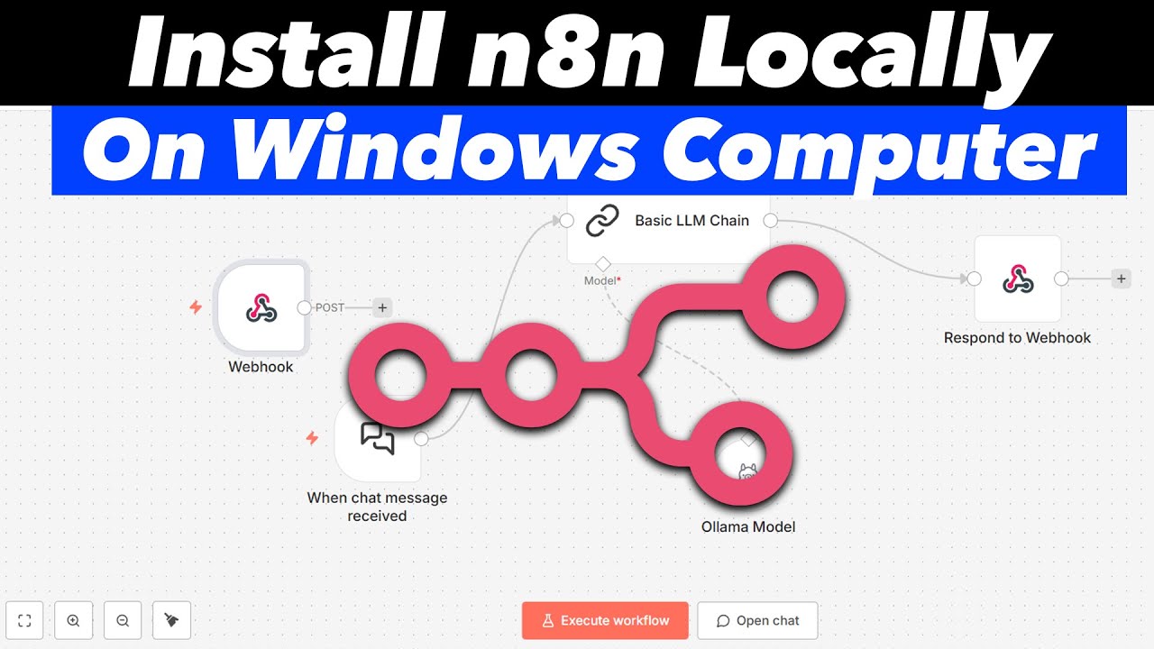 Как установить N8N локально на Windows (БЕСПЛАТНО)
