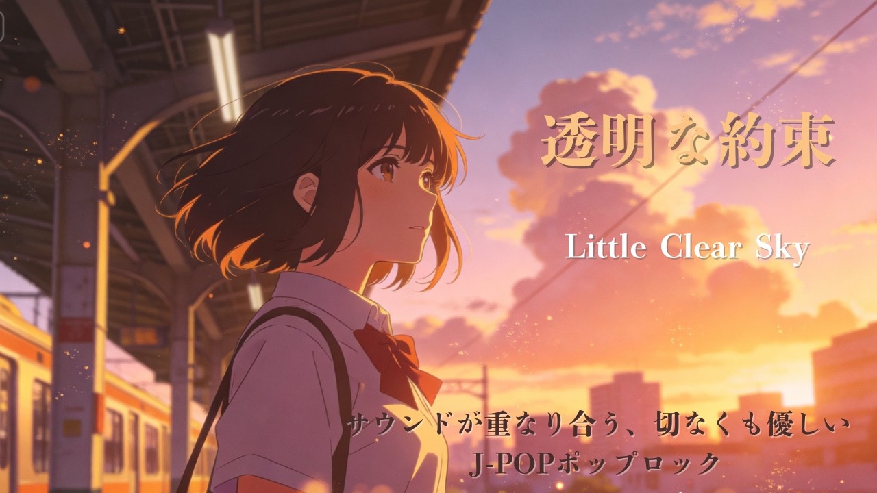 【透明感J-POP】透明な約束 – Little Clear Sky | Emotional J-Pop × Pop Rock