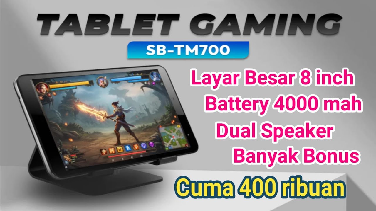 Tablet 8 inchi 400 ribuan, Keren Banget