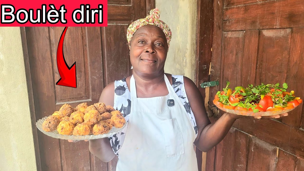 Boulèt diri|Men tout sekrè pouw fè yon boulèt diri.