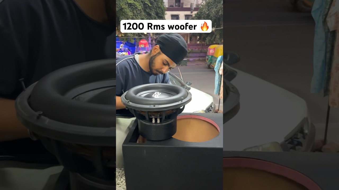 Rds 1200 Rms woofer 🚀🔥