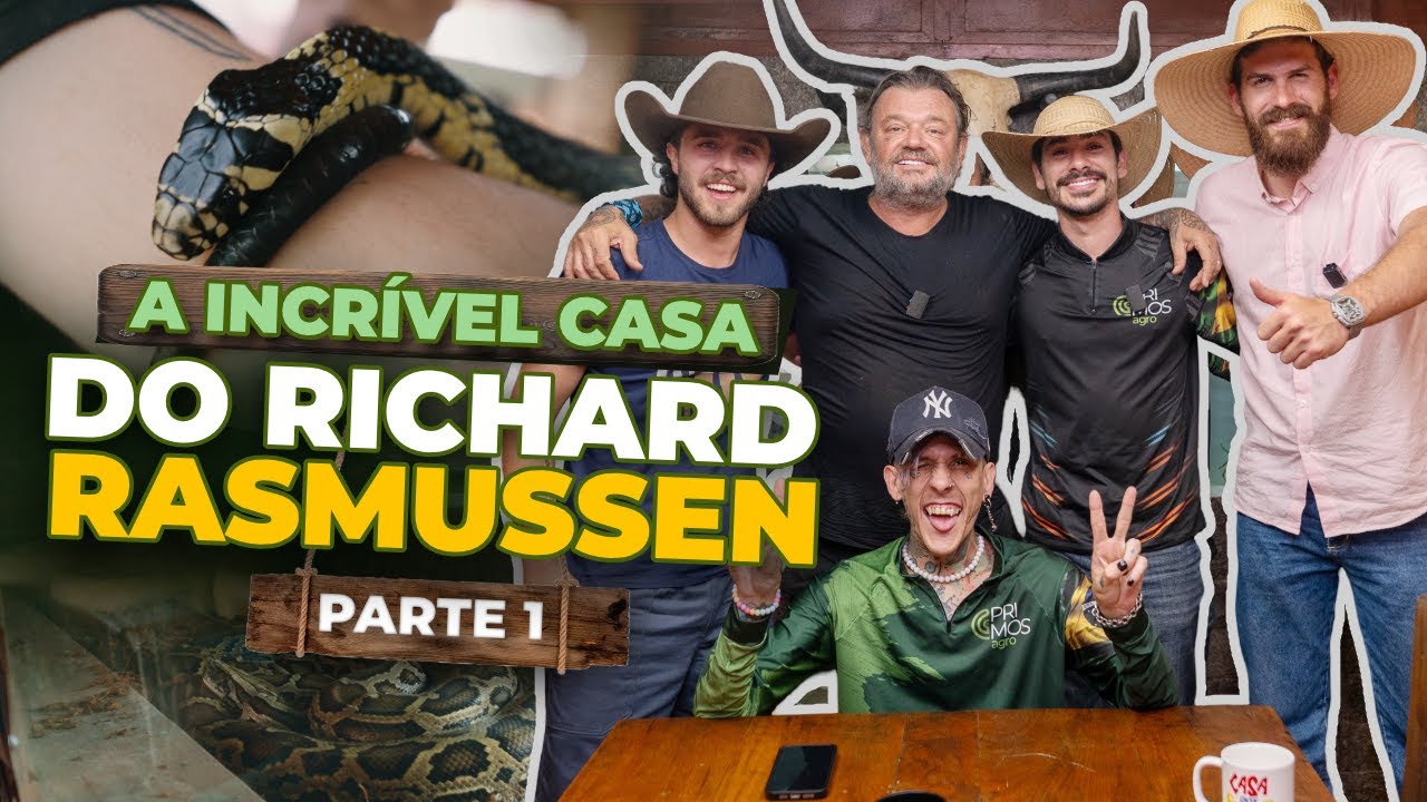 PRIMOS AGRO NA CASA DO RICHARD RASMUSSEN — PARTE 1