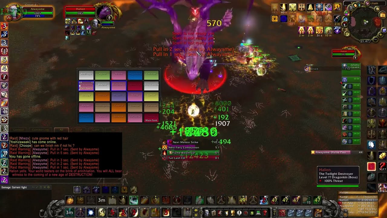 RS25 HC outside tank PoV (zsini, the RL) with full phase 2 experience - SayNoToTryhard [Warmane]
