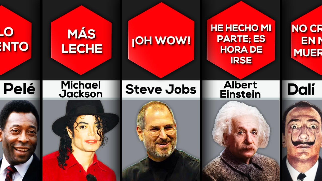 Las Últimas Palabras De Famosos Antes De Morir