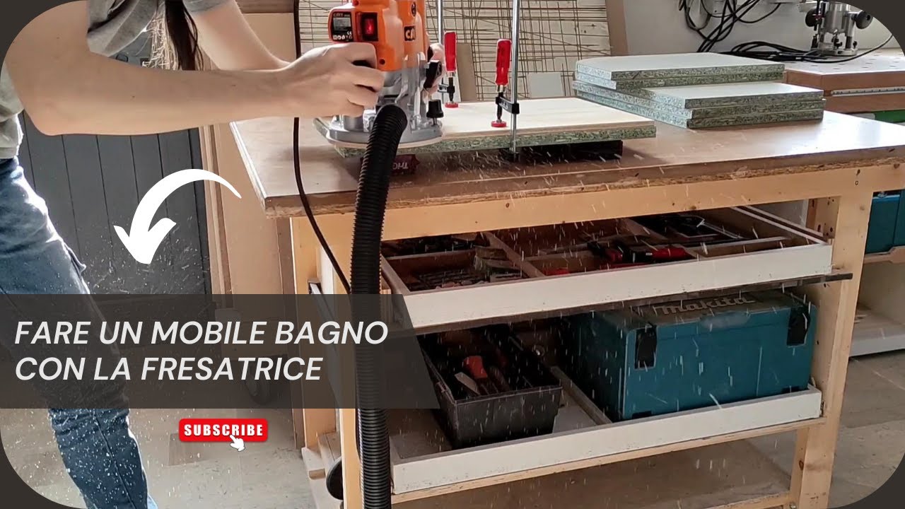 Come costruire un mobile sottolavabo sospeso - How to build wall-hung vanity unit (for hobbyist).