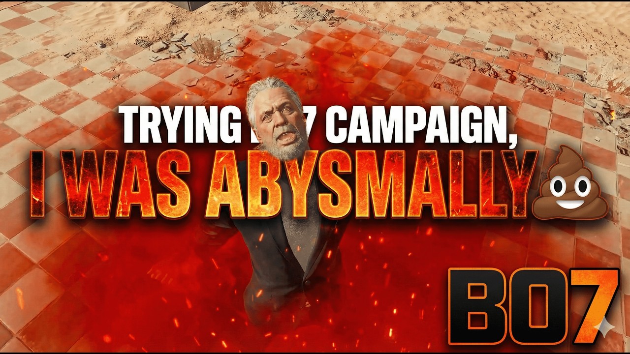 Trying BO7 campaign, I was abysmally💩 | Call of Duty Black Ops 7