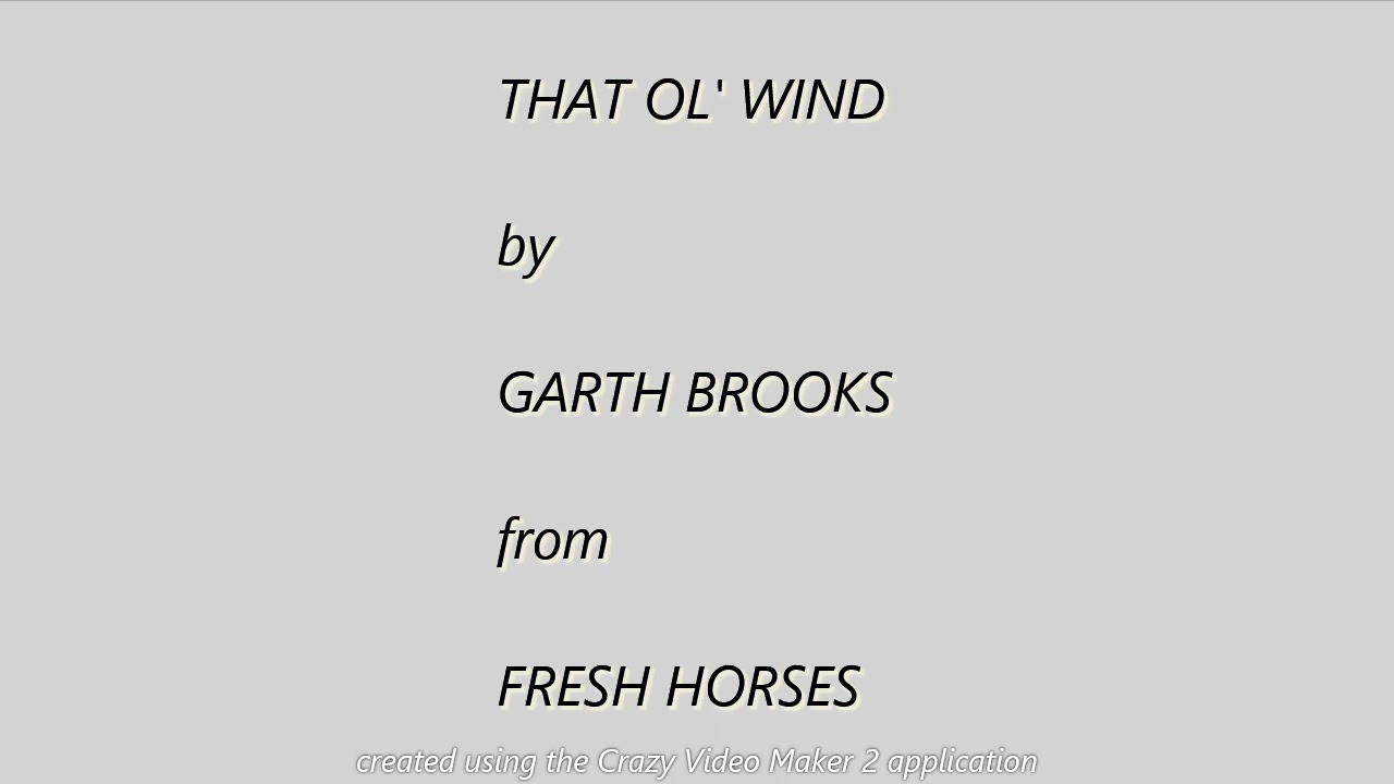 That Ol  Wind