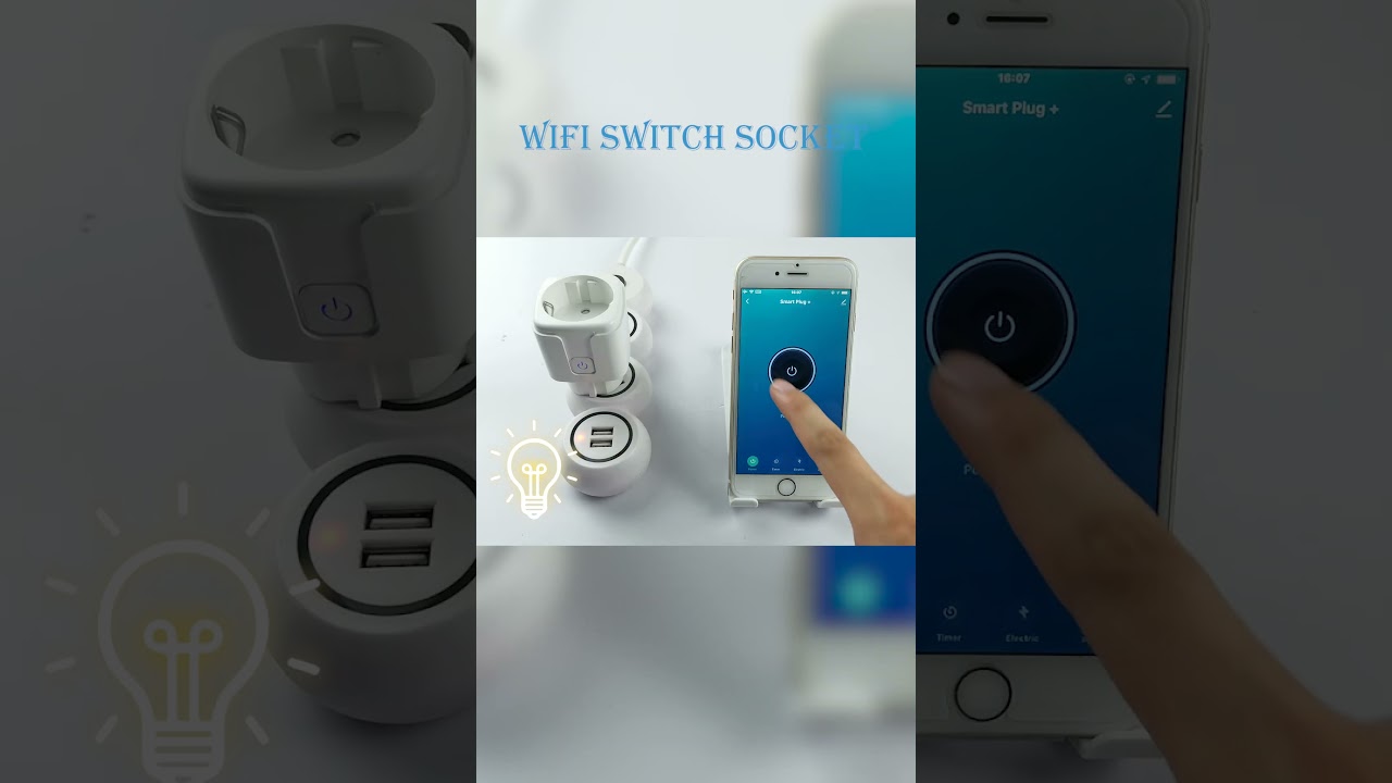 Tuya Smart Socket WIFI 16A/20A EU Plug With Monitoring Timing Function Smart Home Power Outlet