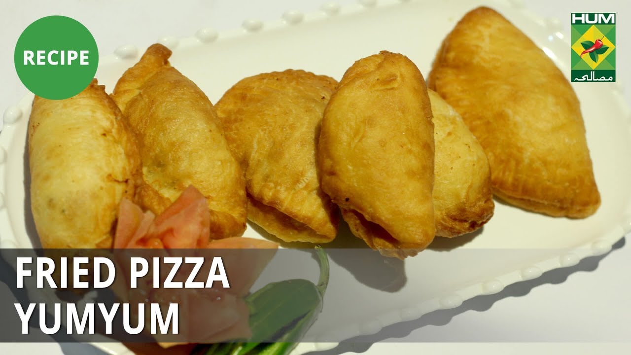 Fried Pizza YumYum | Evening With Shireen |  Shireen Anwar | Fast Food