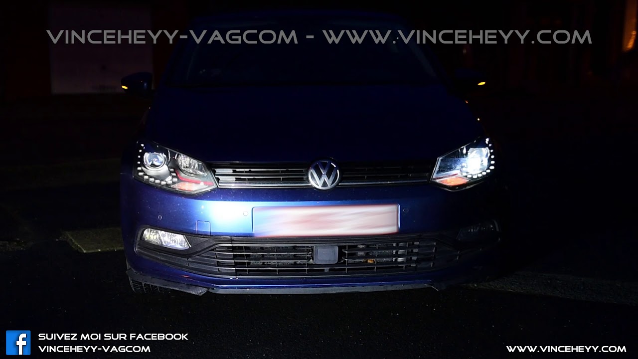 POLO 5 (6C) - COMING/LEAVING HOME WITHOUT SENSOR (XENON BEAM + LED) (Second hand)