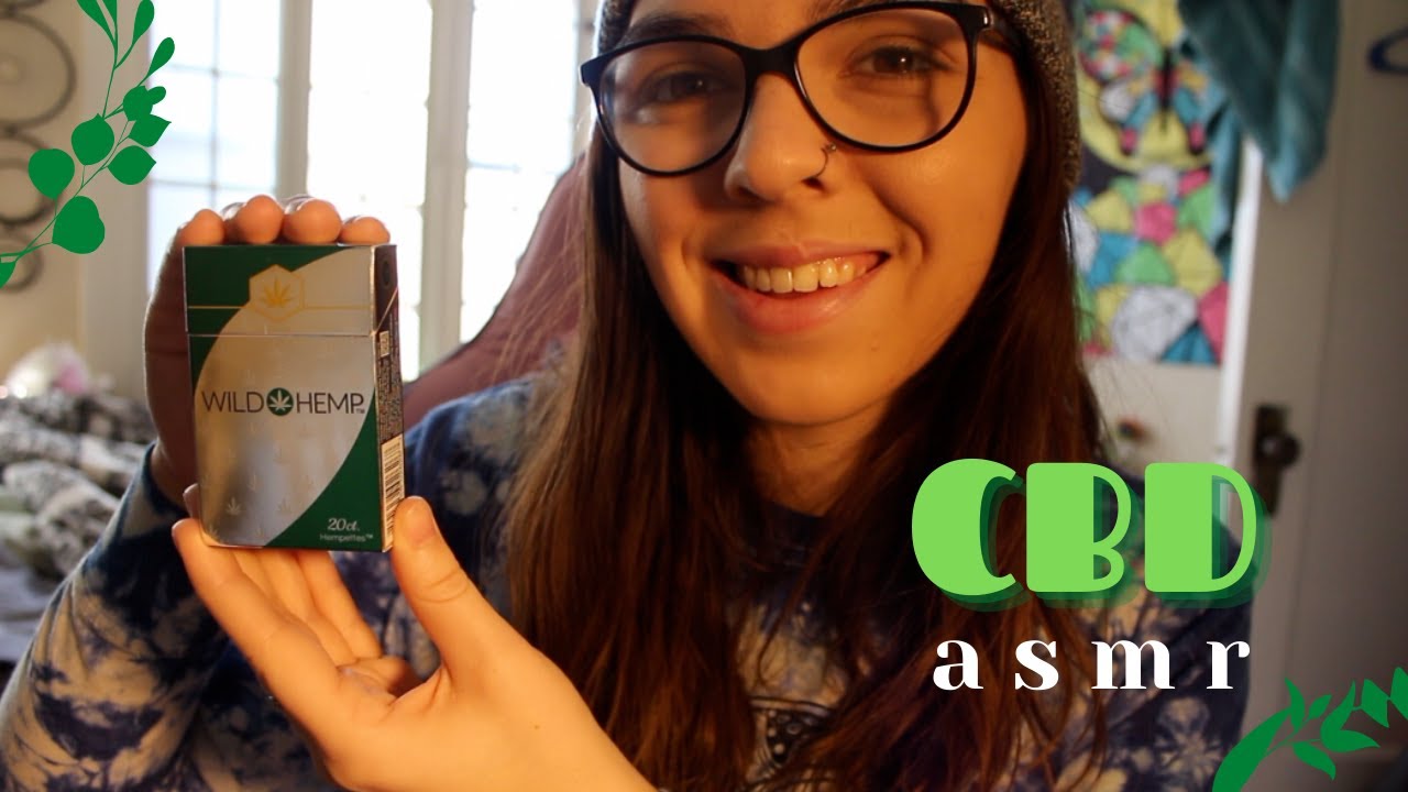Smoke ASMR💨 CBD Cigarettes, Hand Movements, & Visual Triggers💚✨
