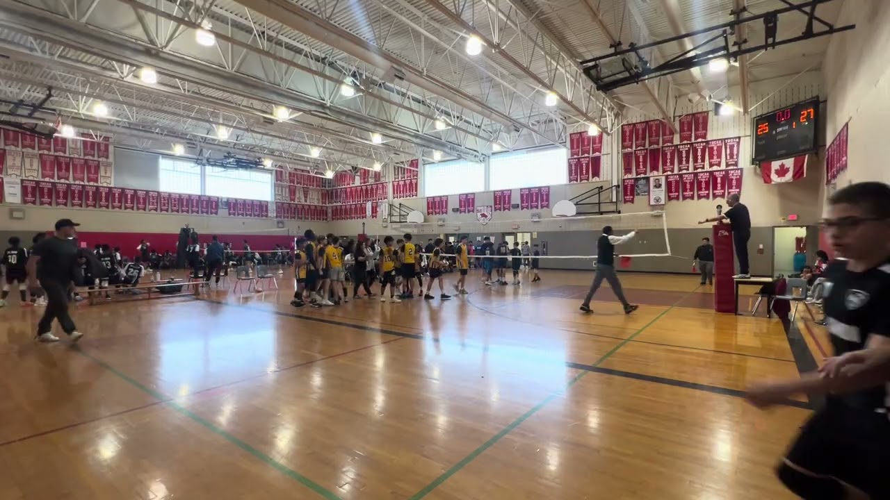 Nov 25, 25 TCDSB Intermediate Boys Regional Volleyball St. Robert vs Regina Mundi