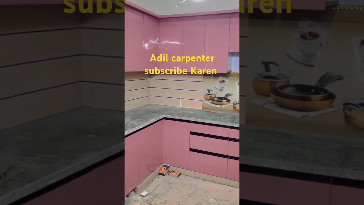 Adil carpenter subscribe Karen #viralvideo #best #kitchen #designmixfurniture
