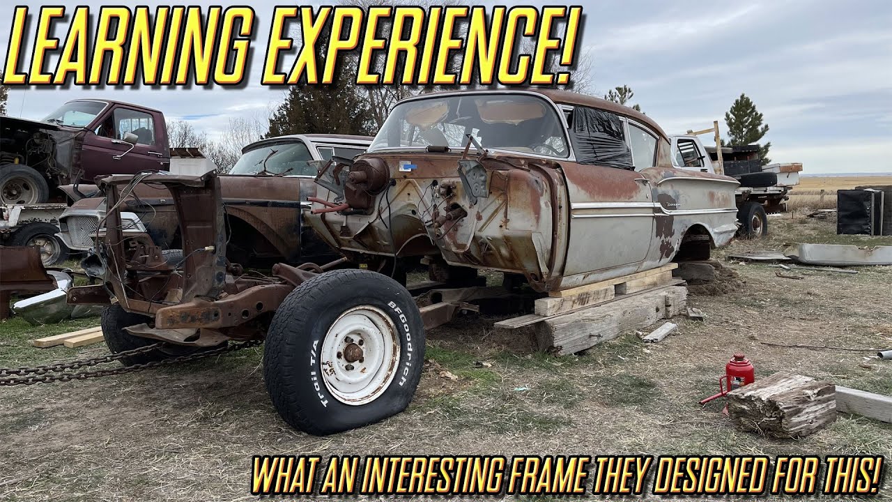 X Frame Removal On The '58 Biscayne